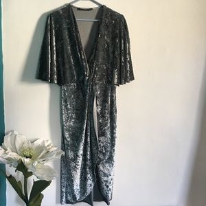 Zara velvet dress